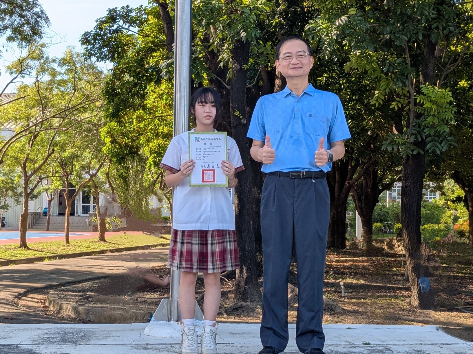 114年度語文競賽初賽-國語演說第一名 頒獎圖片